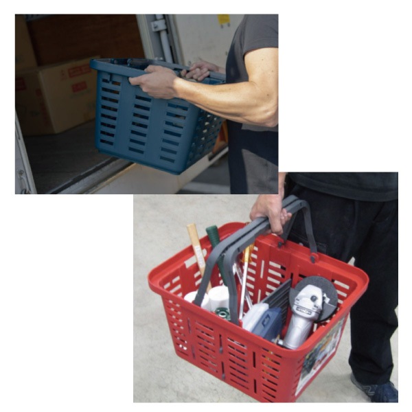 積み重ね式スーパーバスケット