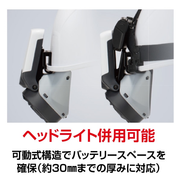 【受発注】ヘルメット取付式 送風機(バッテリーパック付)