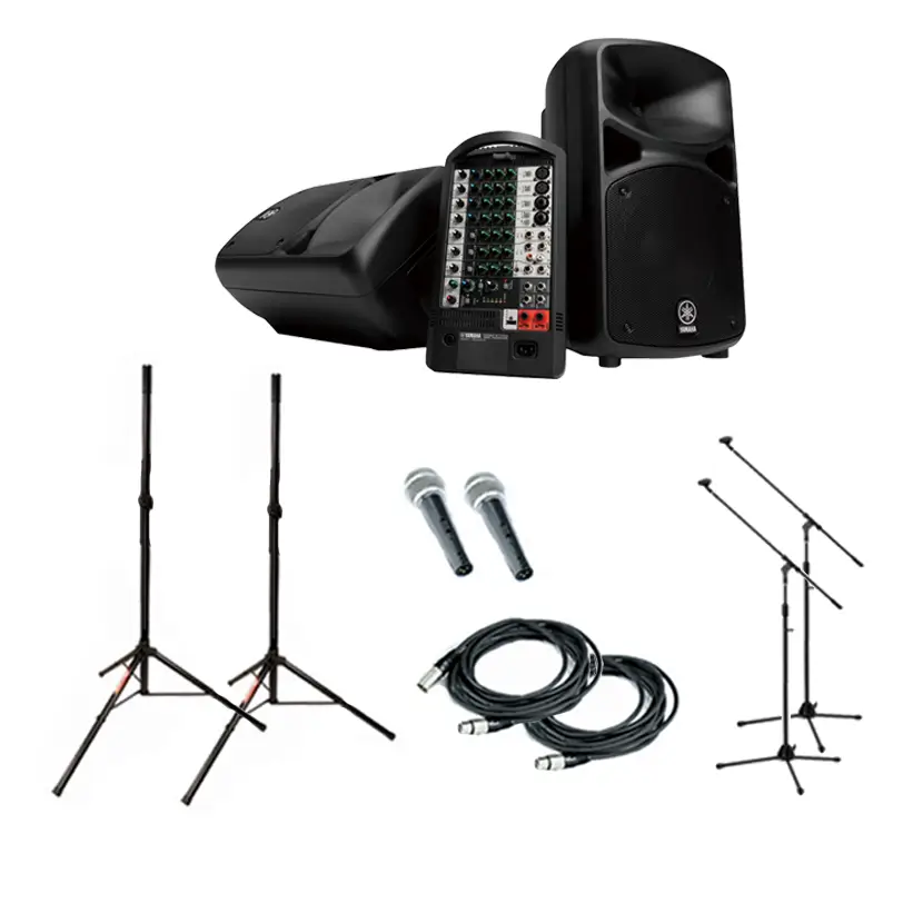 YAMAHA(ヤマハ) STAGEPAS 400i(マイク/スタンド/ケーブル付)