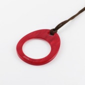 ペンダントルーペｅｇＡ　レッド　ギフト最適品