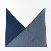 撥水あづま袋　【ＡＺＵＭＡ】　千鳥青　ギフト最適品