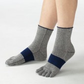 アルキテクト　ミドル　０２２　Ｍサイズ　ライトグレイ×ネイビー　ギフト最適品