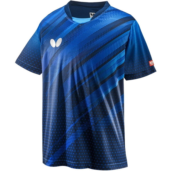 カラミア・シャツ　ブルー