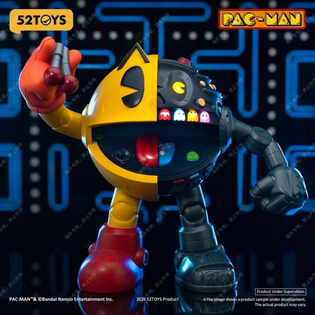 【代引き不可】52TOYS パックマン サイボーグ プレミアム コレクティブルスタチュー【52TOYS 2027年2月入荷予定・予約】