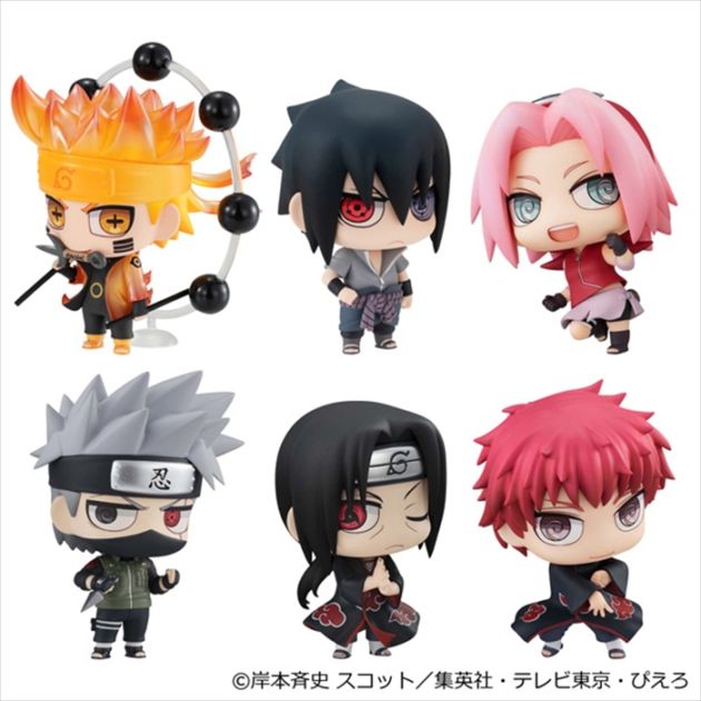 ちみメガシリーズ NARUTO-ナルト- 疾風伝 マスコットコレクション【1】 1BOX入数:6【メガハウス 2027年2月入荷予定・予約】
