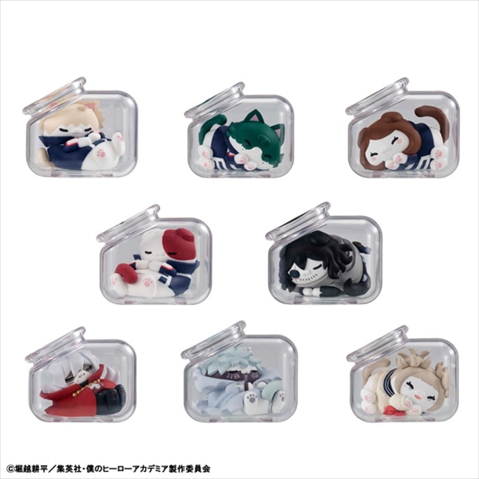 MEGA CAT PROJECT 僕のヒーローアカデミア おやすみヒロアカニャンコ 1BOX入数:8【メガハウス 2027年5月入荷予定・予約】