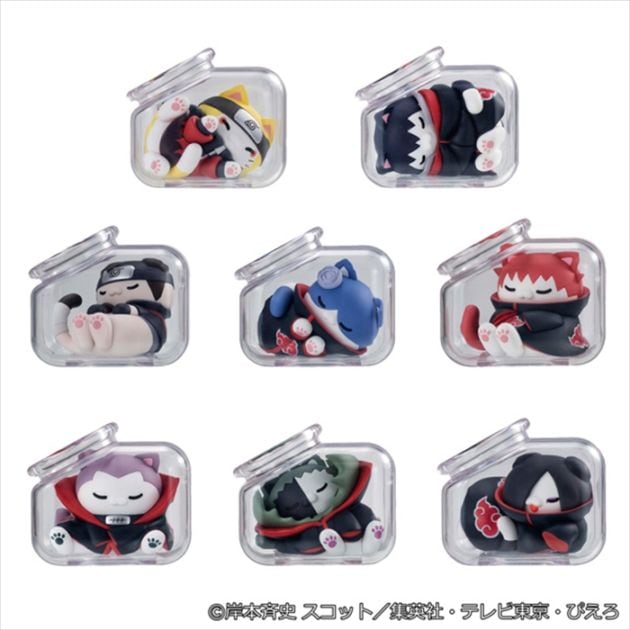 MEGA CAT PROJECT NARUTO-ナルト- 疾風伝 おやすみニャルト! あつまれ”暁”編 その1 1BOX入数:8【メガハウス 2027年5月入荷予定・予約】