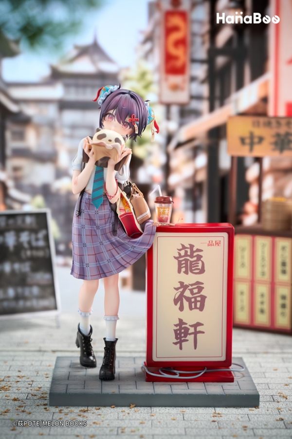 【代引き不可】パンダ肉まんちゃん Illustrated by 荻pote 1/6 完成品フィギュア【HanaBee 2027年7月入荷予定・予約】