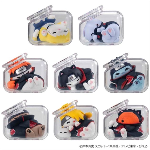 MEGA CAT PROJECT NARUTO-ナルト- 疾風伝 おやすみニャルト! あつまれ"暁"編 その2 1BOX入数:8【メガハウス 2027年6月入荷予定・予約】