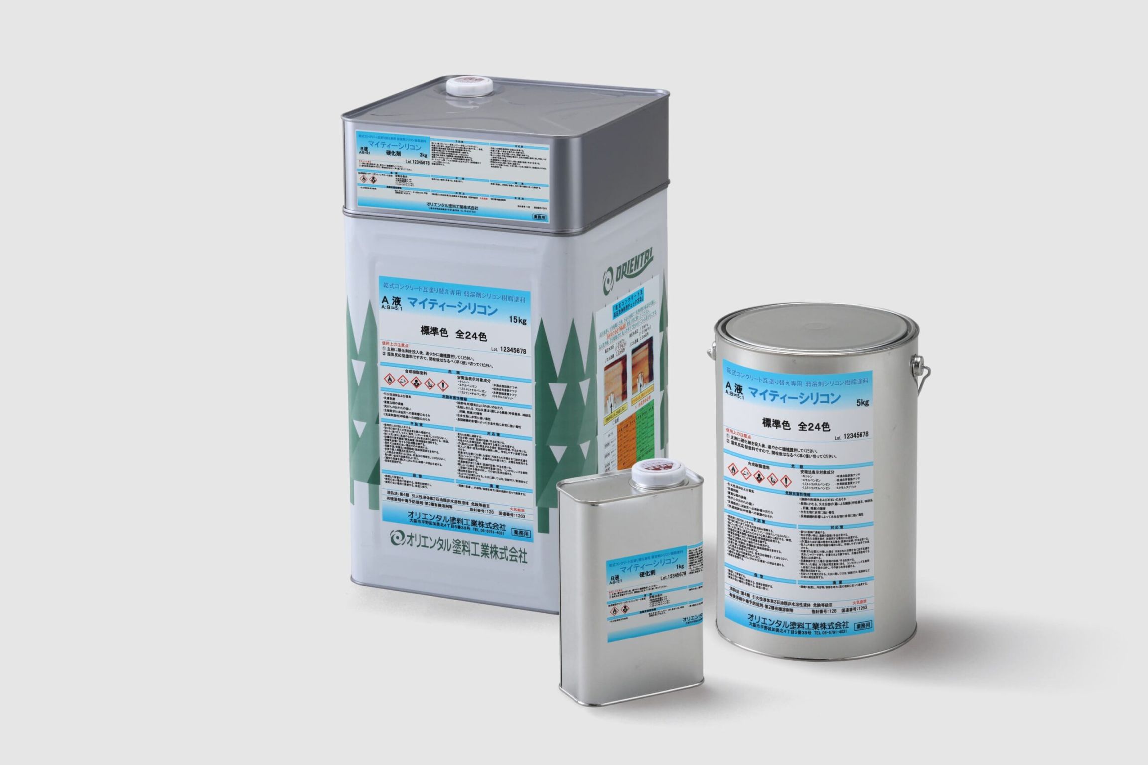 オリエンタル塗料　マイティーシリコン