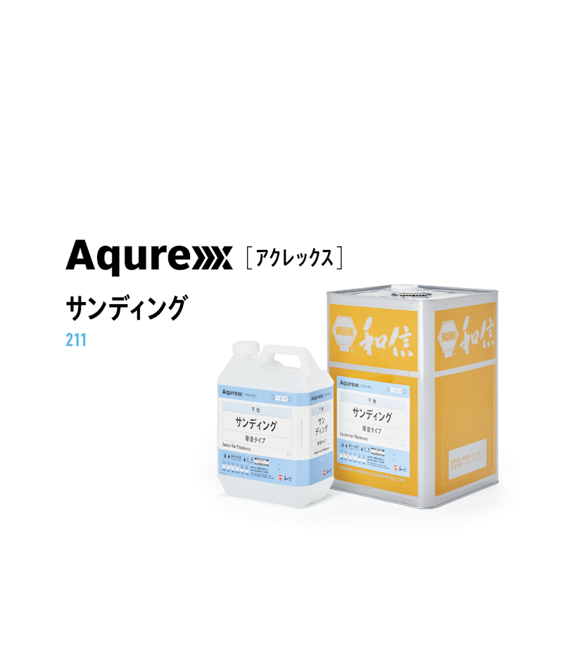 和信　Aqurex サンディング
