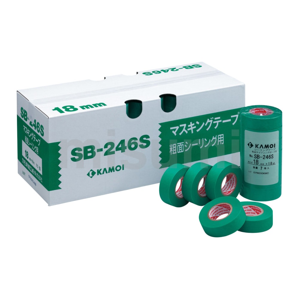 カモ井　マスキングテープ　ＳＢ-２４６Ｓ　粗面サイディングボード用