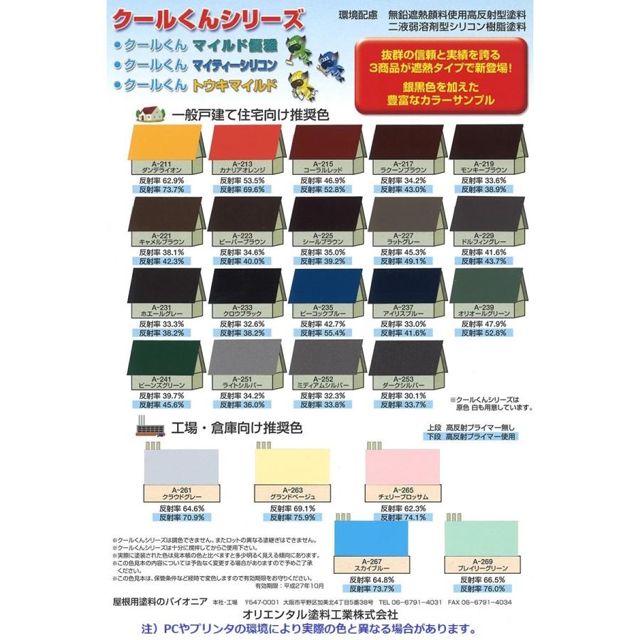 オリエンタル塗料　クールくんマイティーシリコン