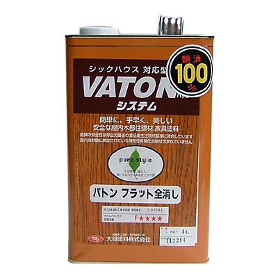 大谷塗料　VATONトップクリヤー・フラット