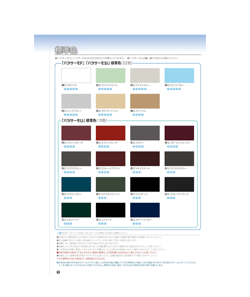 日本特殊塗料　パラサーモＦ