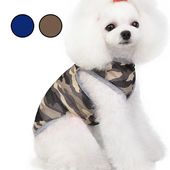 【即納】ペットウェア メッシュ生地 迷彩柄 タンクトップ ドッグウェア 犬用 犬の服 小型犬 中型犬 通気性 快適 着心地 キュート 春 夏 お出かけ おしゃれ|ペットウェア|ペット用品