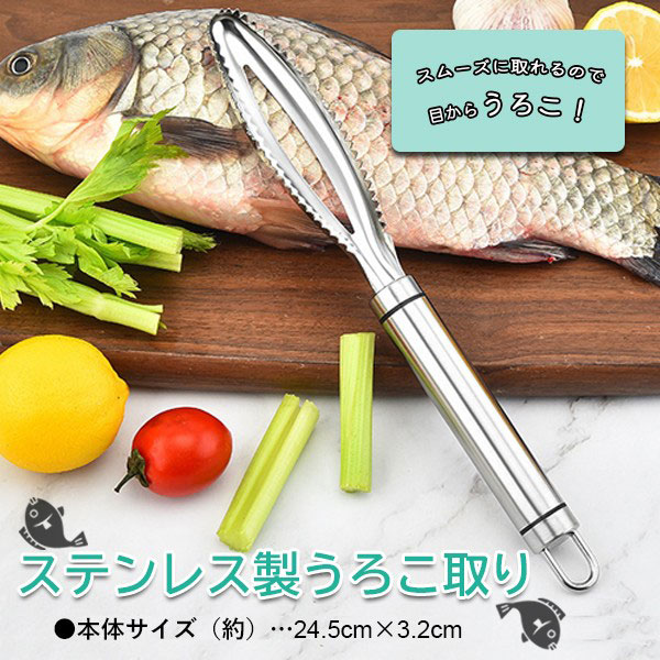 魚のうろこを取る _ 魚のうろこ取り器 飛び散らない – NVRCQ