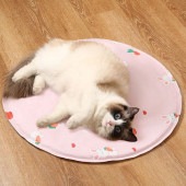 円形 接触冷感 アニマル柄 ペットマット 47cm 冷感ジェル アイスクッション クールマット 防水性 ひんやり 暑さ対策 犬 猫 安心 清潔 夏|ペット用品|ペット用品