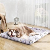 ペット用 接触冷感 長方形 ひんやりベッド Lサイズ 66×76cm 犬 猫 ベッド 小型〜大型 アイスクッション コールドジェル 枕 柔らかい ひんやり 涼しい 快適 夏|ペット用品|