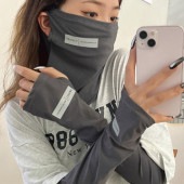 レディース フェイスカバー アームカバー 2点セット 接触冷感 薄手 アイススリーブ UVカット 通気性 速乾性 日よけ 自転車 お出掛け シンプル お手入れ 春 夏|ファッション小物|レディースファ