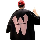 メンズ オーバーサイズ 半袖Tシャツ バックプリントロゴ アクセント 7サイズ 3カラー トレンド感 おしゃれ感 体型カバー ビッグシルエット