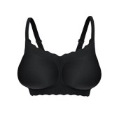 レディース 谷間 メイクブラ シームレスブラ ブラジャー 下着 厚め パッド入り バストライン 補整 補正 通気性 ソフト 生地 透けにくい 取り外し可|下着・靴下・部屋着|レディースファッション