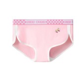 ジュニアショーツ ピンク パンツ ハーフショーツ ショーツ 下着 ウエストロゴ 抗菌加工 通気性 伸縮性 スポーティー カジュアル 子供 女の子 履き心地 快適|キッズウェア|キッズ用品