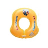 子供用 赤ちゃん 浮き輪 脇下リング ポンプ付き バックル オレンジ フロート 浮き具 水遊び プール 水泳練習 安定 可愛い|キッズ雑貨|キッズ用品