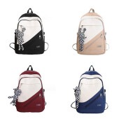 レディース うさぎ チャーム付き バックパック ディパック リュックサック バックル付き ジッパー付き 撥水性 可愛い シンプル 大容量 収納 お出掛け お洒落|ユニセックス雑貨|ユニセックスファッシ