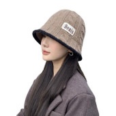 レディース ニット バケットハット ケーブル編み 6カラー つば広ハットデザイン 暖かさ 可愛らしい もこもこ かわいい 防寒対策 秋冬トレンド|ファッション小物|レディースファッション