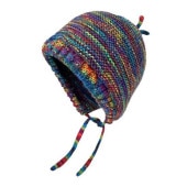 レディース 帽子 紐付き ニット帽 ニットキャップ レインボー ウール帽子 アウトドア 暖かい 小顔効果 耳保護 保温 防寒 秋 冬 おしゃれ|ファッション小物|レディースファッション