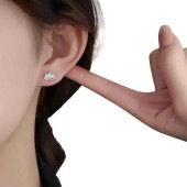 レディース ロータス 蓮の花 スタッドピアス ミニピアス 小さめ シルバー999 アクセサリー ギフト プレゼント 記念日 美しい 可愛い 上品 シンプル お洒落|ファッション小物|レディースファッシ