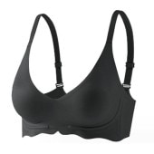 レディース シームレス ブラジャー ブラトップ ランジェリー 下着 薄型 立体カップ ストレッチ 伸縮性 脇高 小胸 美胸 垂れ防止 締め付けない 軽量 シンプル|下着・靴下・部屋着|レディースファッ