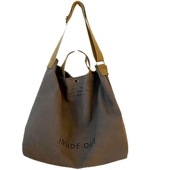 レディース キャンバス ショルダーバッグ ハンドバッグ 斜め掛け 手提げ バッグ 帆布 2WAY A4サイズ 通勤 通学 旅行 ロゴ 大容量 収納 お洒落 持ち運び