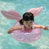浮き輪 フロート 50×20cm 3〜10歳向け マーメイド 幼児用 子供用 キッズフロート 女の子 かわいい おしゃれ 水遊び プール 海 夏|キッズ雑貨|キッズ用品