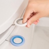 便座用ハンドル 同色2個セット トイレ 蓋 便座 ハンドル 取っ手 持ち手 上げ下げ 非接触 衛生的 シートリフター 便座リフター トイレ用品|日用品|インテリア・日用品