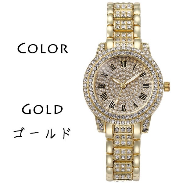 未使用 シチズン ラインストーン ローズゴールド ソーラー腕時計 ウォッチ 金色 シチズンのクラシカルなレディースモデル エクシード特別価格に