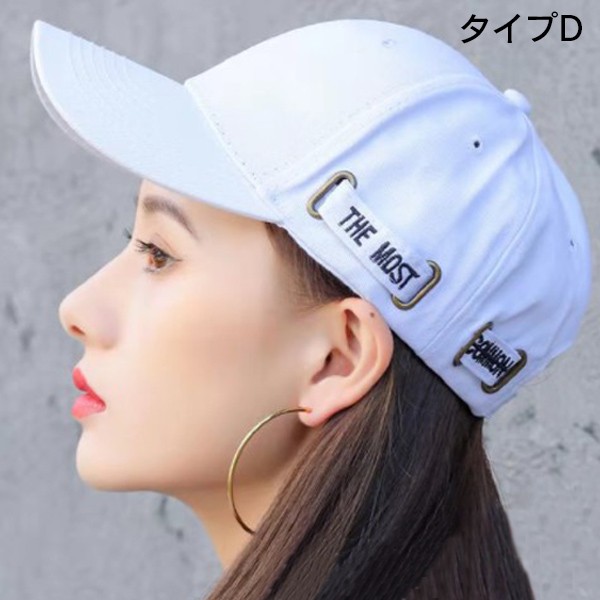 レディース 帽子 キャップ カジュアル帽子 レタリング刺繍