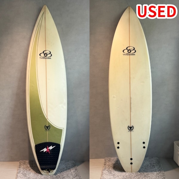 中古】TM-3 ティーエムスリー ショートボード 6'5 PU サーフボード