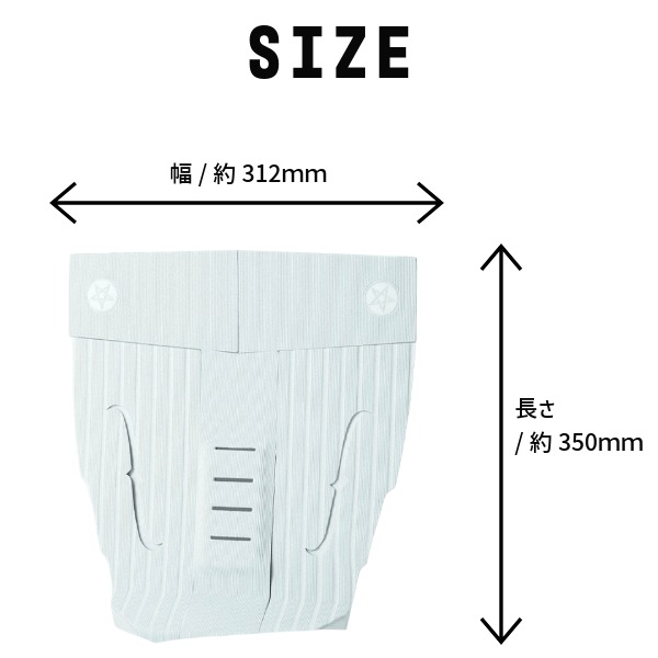 DEFLOW デフロウ デッキパッド 5ピース LEGI ALONSO PAD サーフボード
