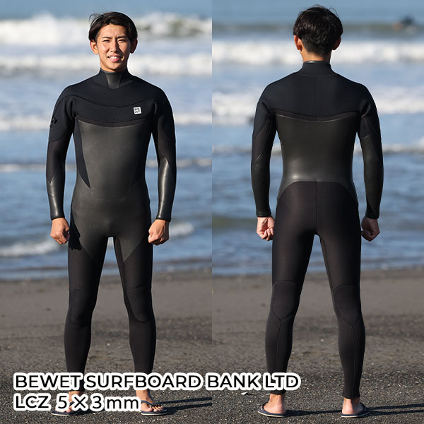 SURFBOARD BANK限定 BEWET ビーウェット LCZ 5/3MM 22-23モデル メンズ ...