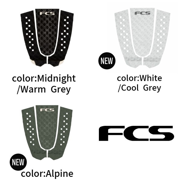 FCS エフシーエス T-3 Eco サーフィン デッキパッド トラクション