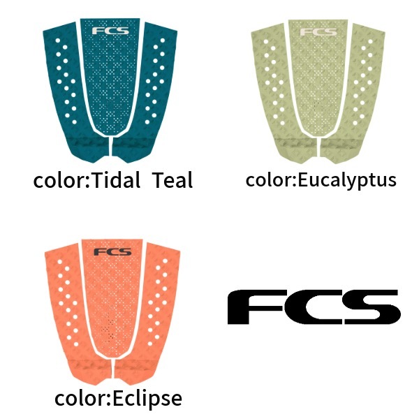 FCS エフシーエス T-3 Eco サーフィン デッキパッド トラクション