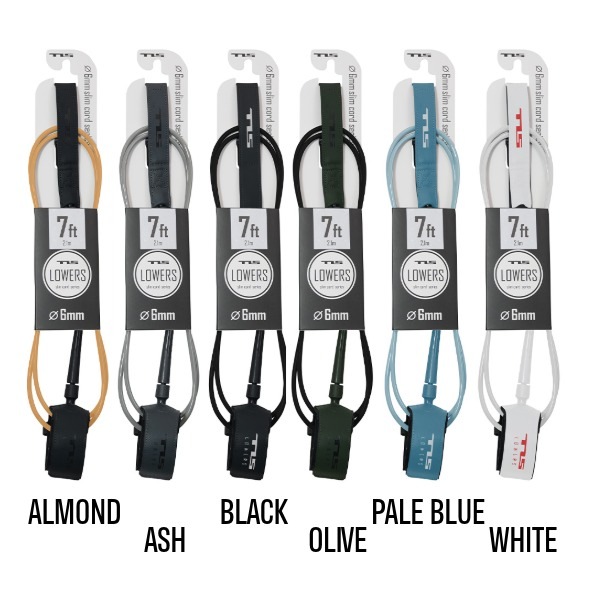 TLS ツールス LOWERS LEASH 7ft リーシュコード サーフィン ミッド