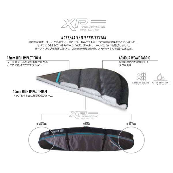 O&E オーシャン＆アース AIRCON LONGBOARD 8.6ft エアコン ハード
