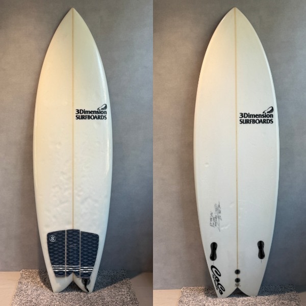 中古】3Dimension サーフボード FISHCAKE 5'9 フィッシュ ショート