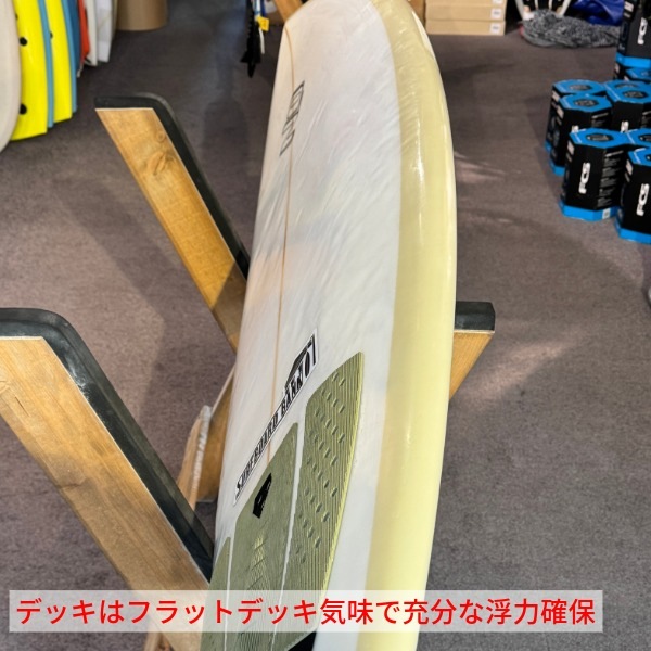 中古】ON SURFBOARD FQD 6'8 52L ショートボード クワッド スワロー