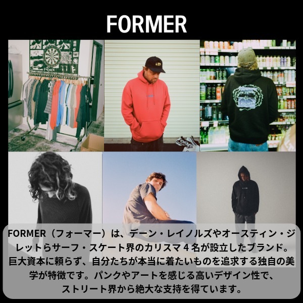 FORMER フォーマー CRUX CAP FHW-26103-BLKPRP メンズ キャップ 帽子