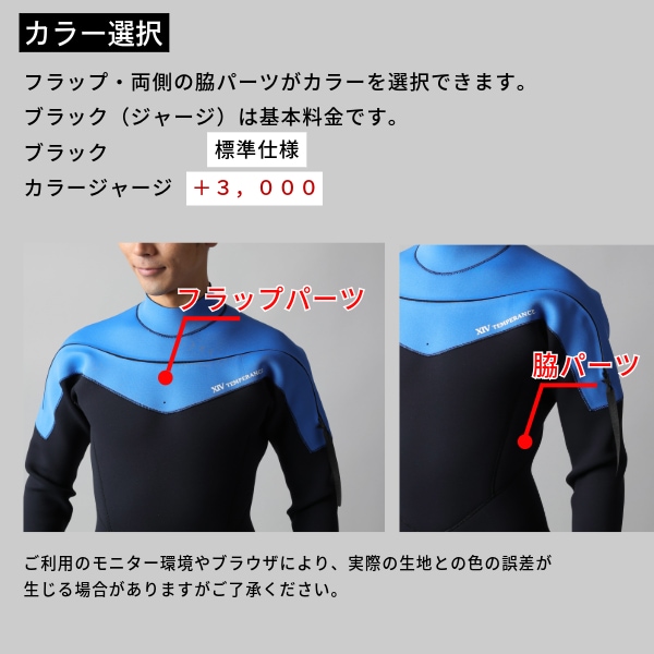 日本製 フルオーダー フルスーツ ロングチェストジップ TEMPERANCE