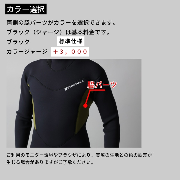 日本製 フルオーダー フルスーツ バックジップ TEMPERANCE